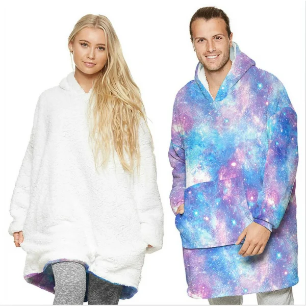 Adult Oversized Hoodie Blanket Fluffy Oodie