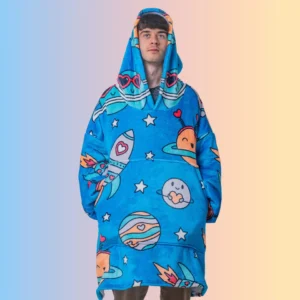 Mens Hoodie Blanket Oversized Oodie
