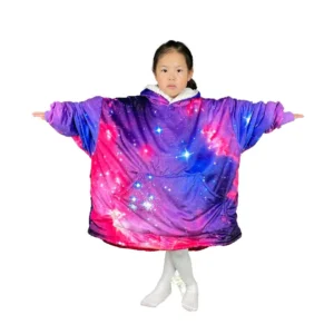 Galaxy Kids Bhote Hoodie Blanket